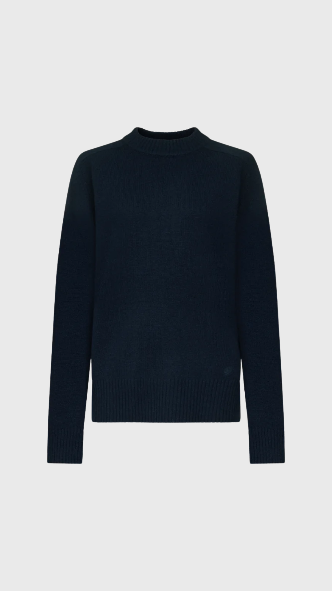 Loulou de Saison Baltra Crewneck Sweater in Navy