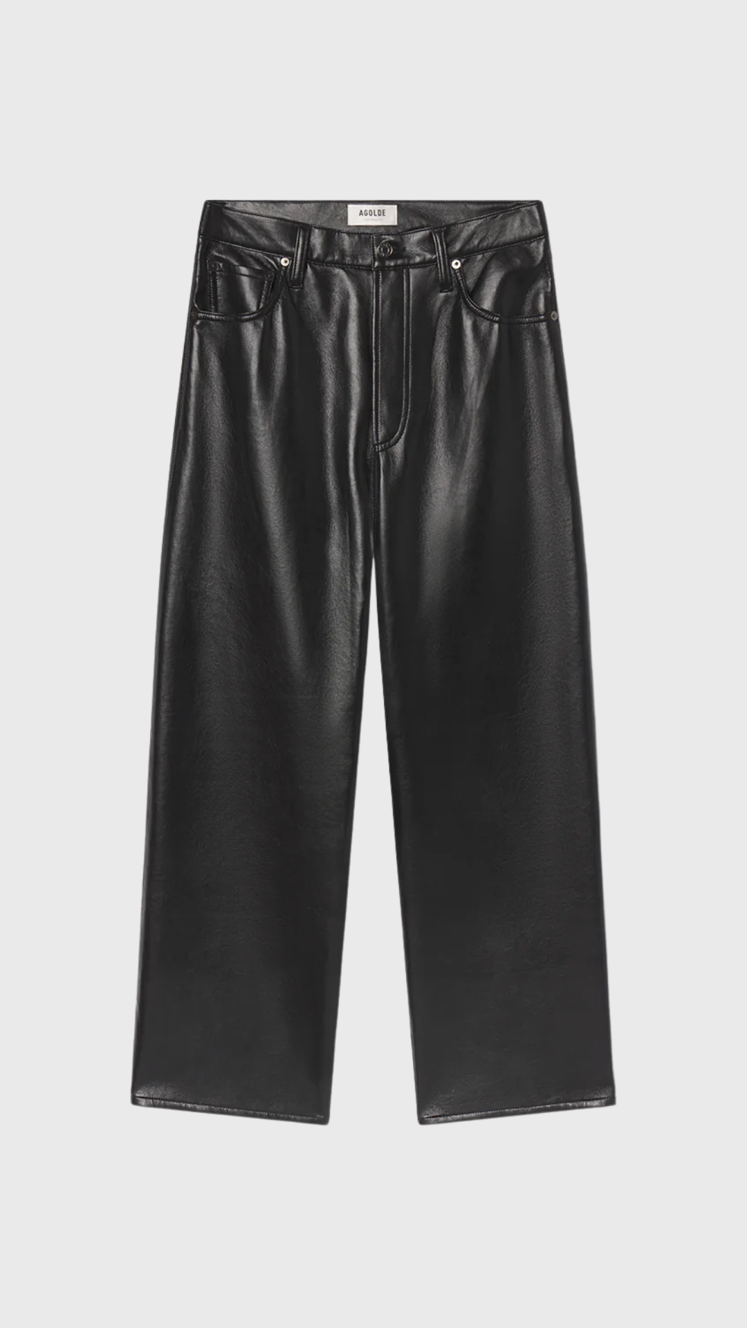 Agolde Ren Jean (Recycled Leather) in Detox