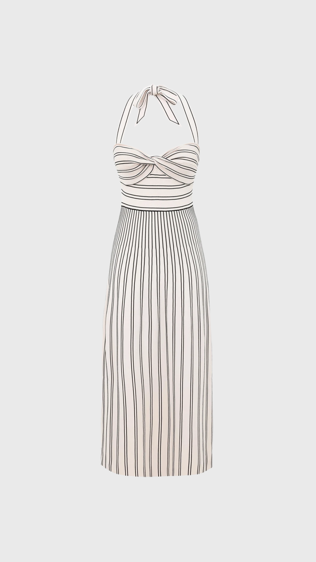 Zimmermann Daylight Twist Midi Dress in Cream