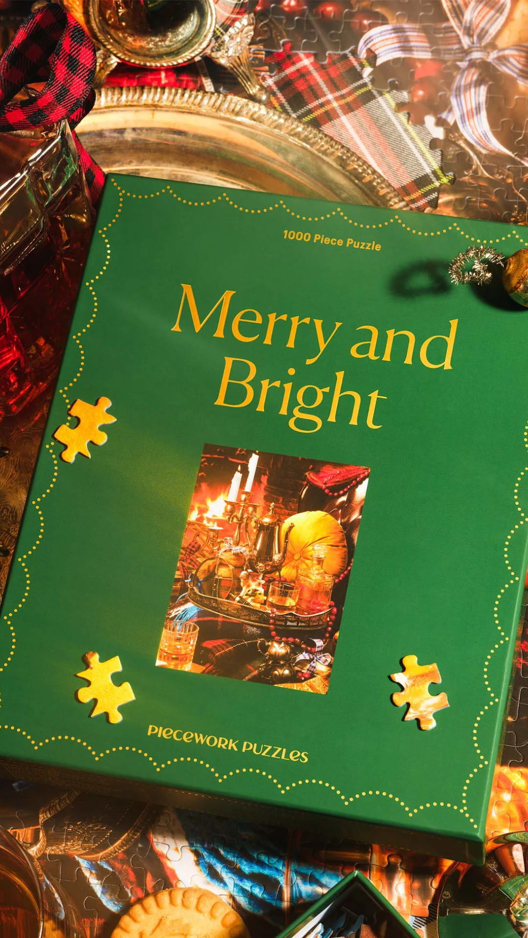Piecework Puzzles Merry & Bright 1000 Piece Puzzle