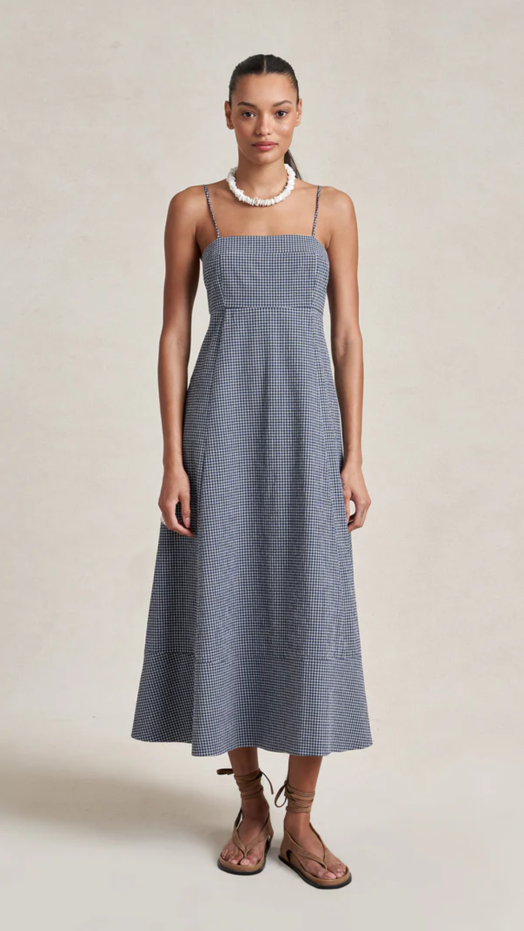 La Ligne Thay Dress in Midnight/White