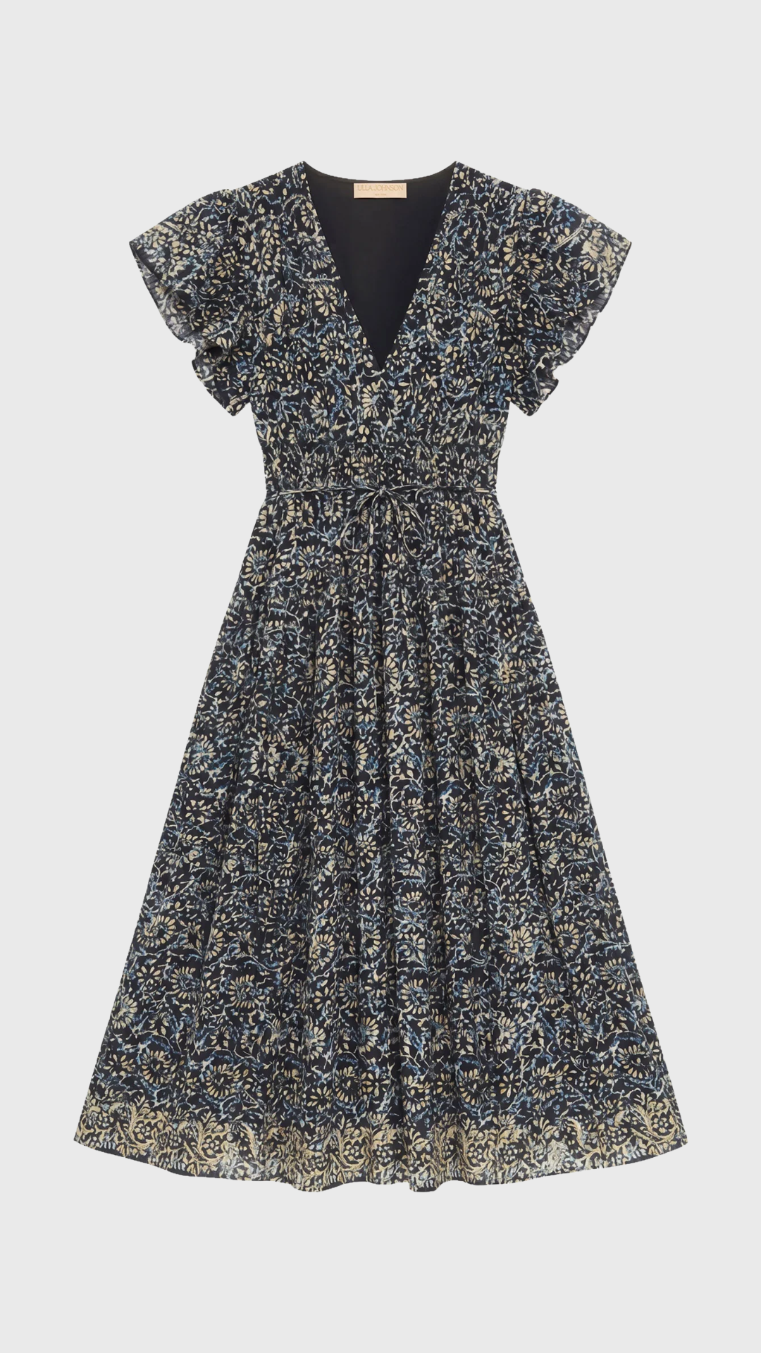 Ulla Johnson Lyria Cotton Dress in Midnight