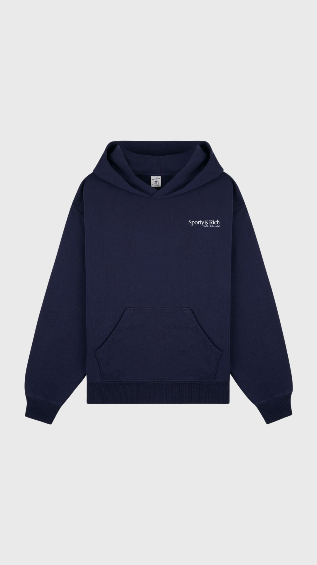 Sporty & Rich Modern Hoodie in Dark Navy