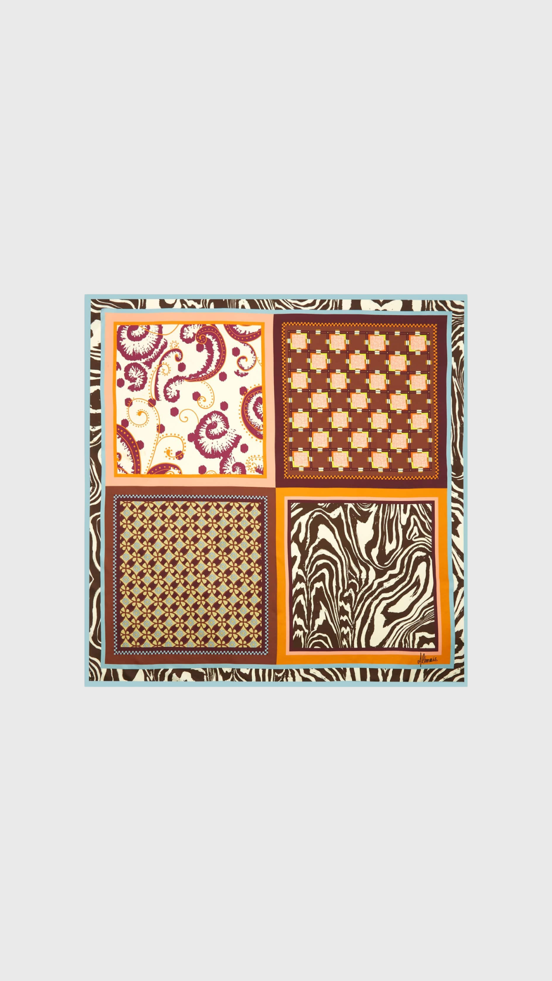 Alemais Wilson Silk Scarf in Multi