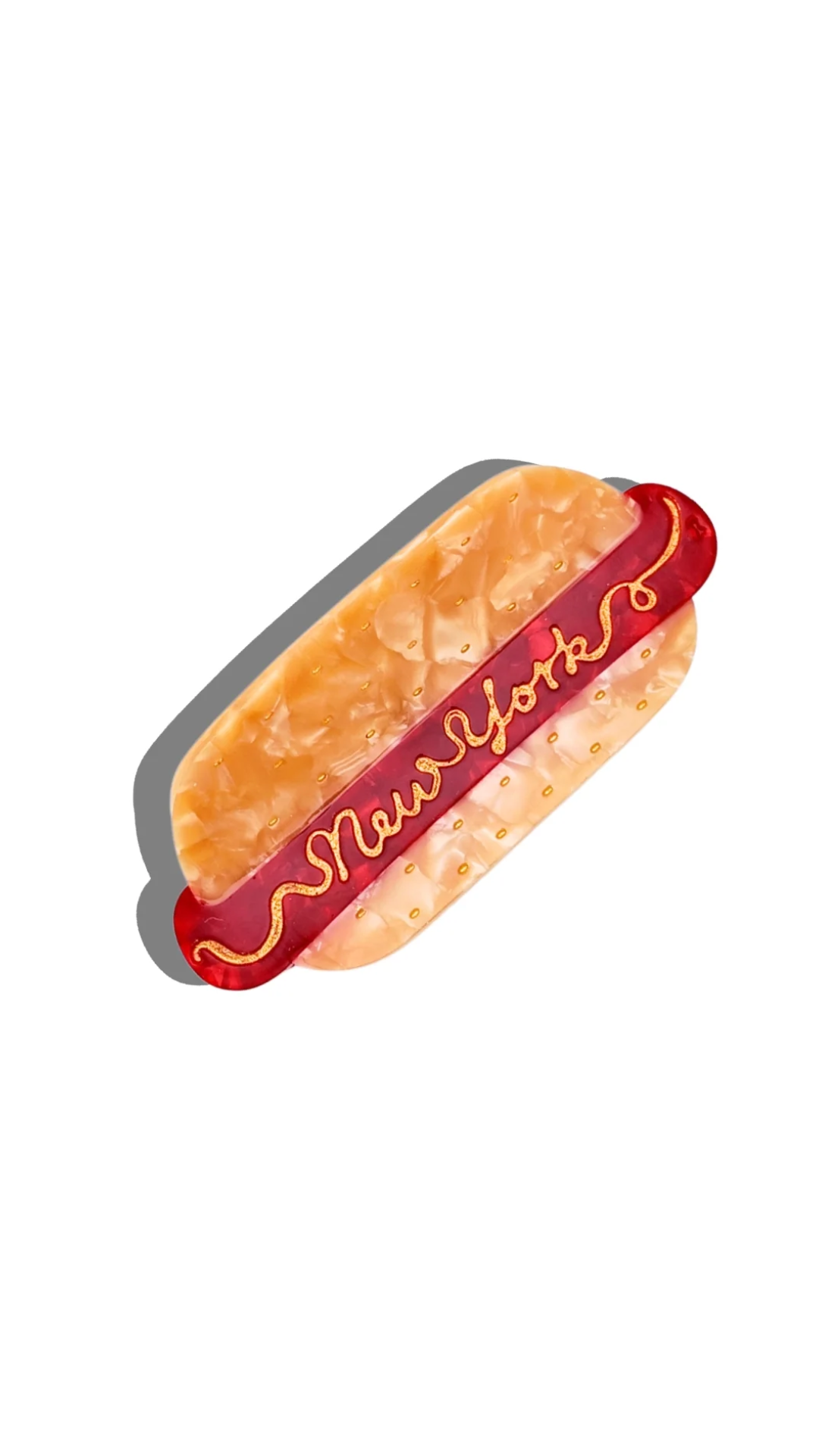 Solar Eclipse NYC Hotdog Claw Clip