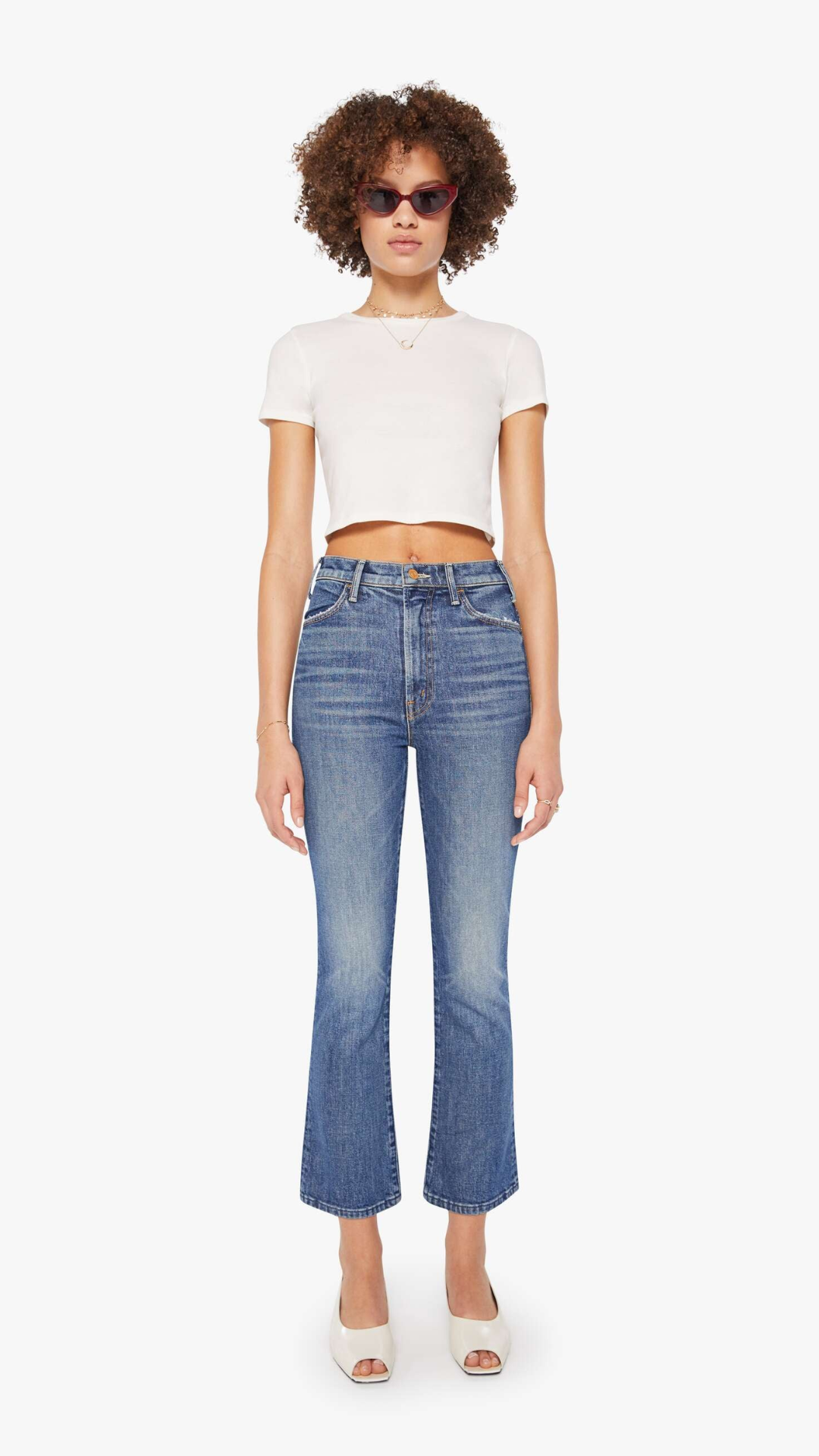 Mother The Hustler Ankle Jean in Bending The Rules