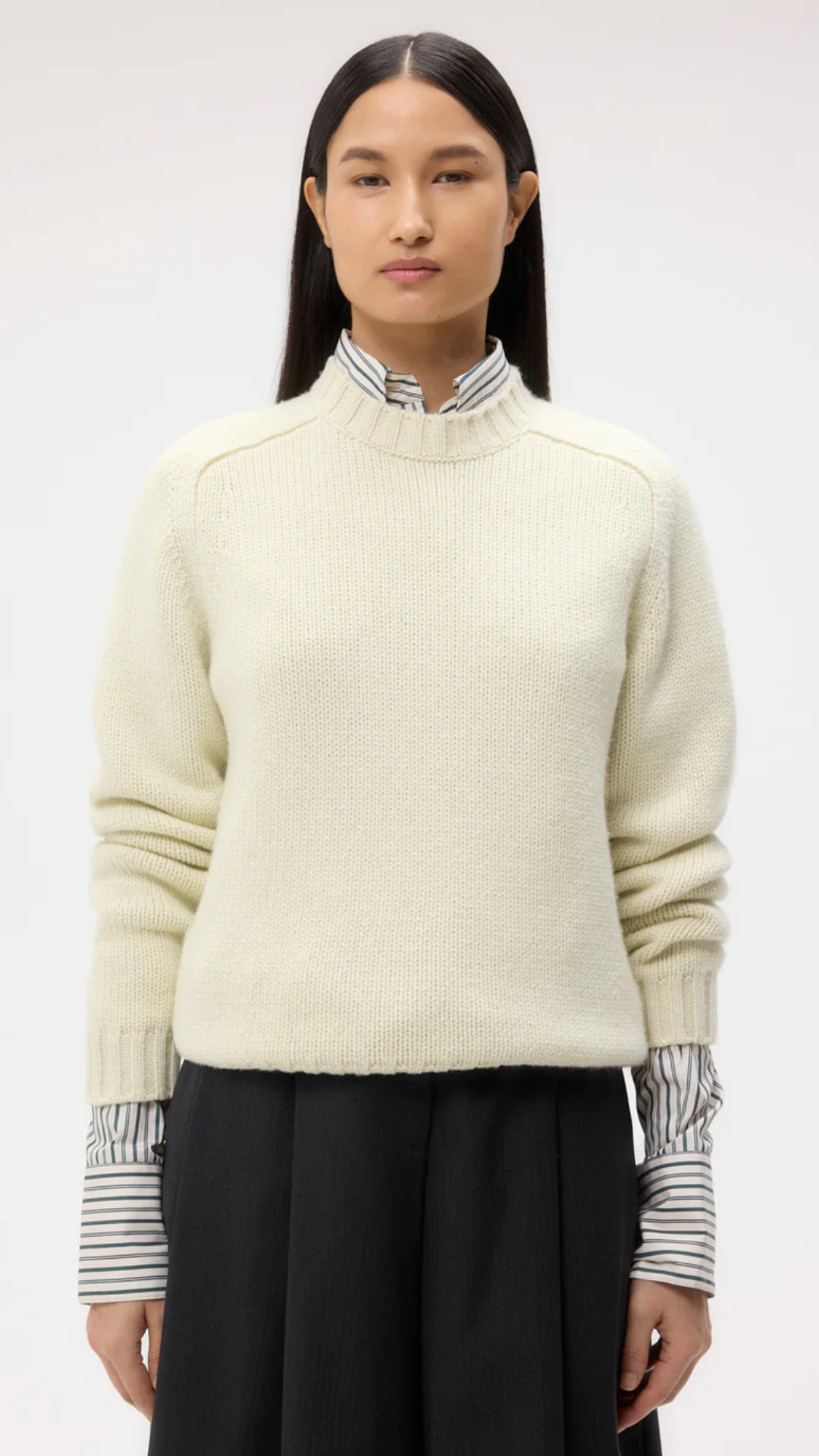 TWP New Jill Crewneck Sweater in Blush