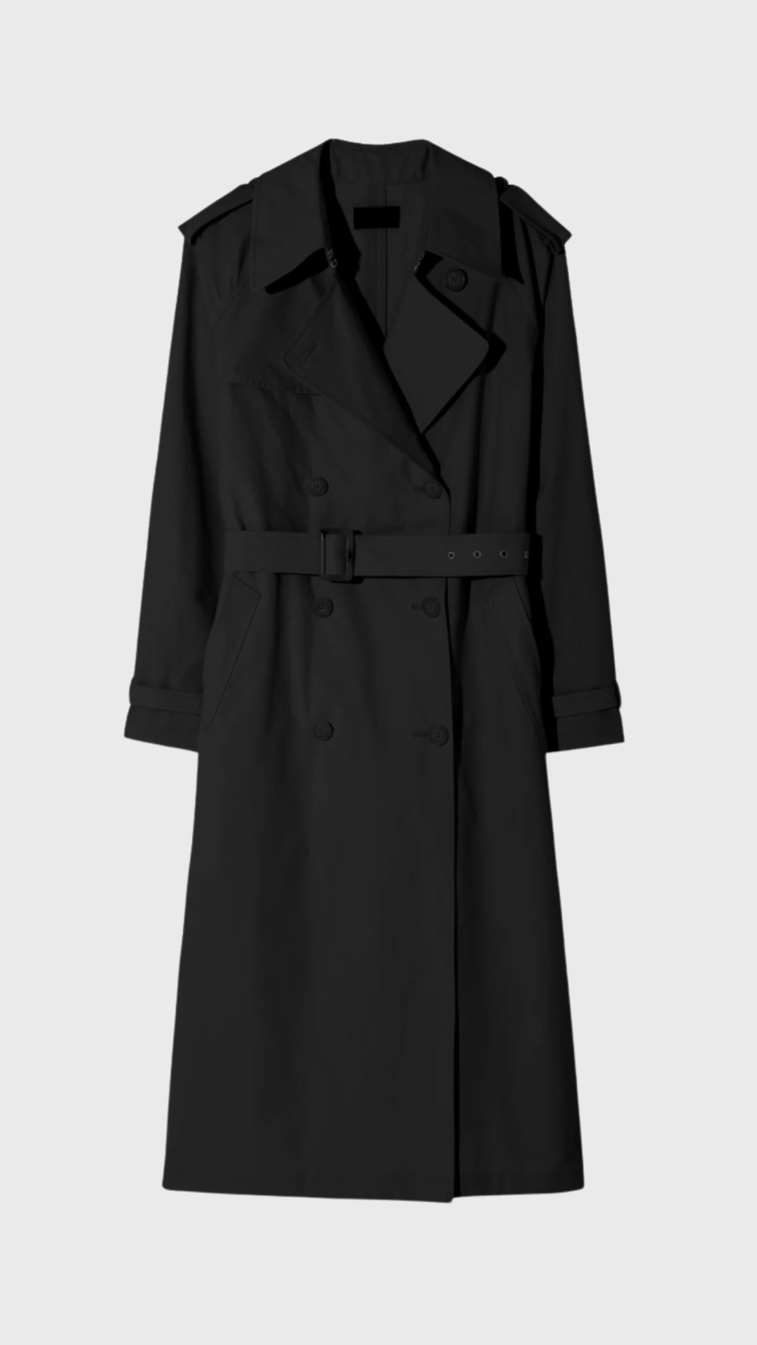 Nili Lotan Tanner Trench Coat in Black