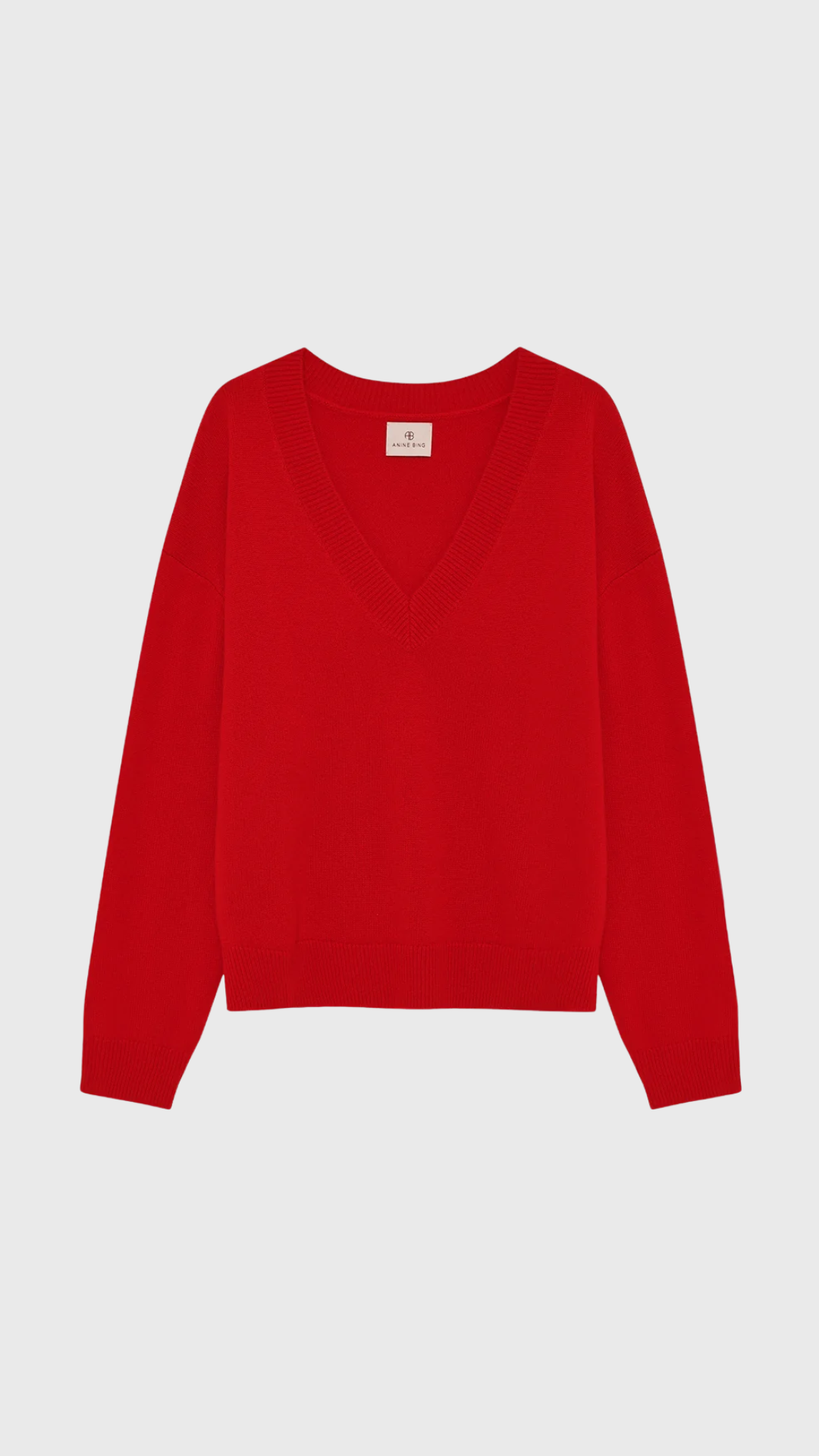 Anine Bing Lee Sweater in Tango Red