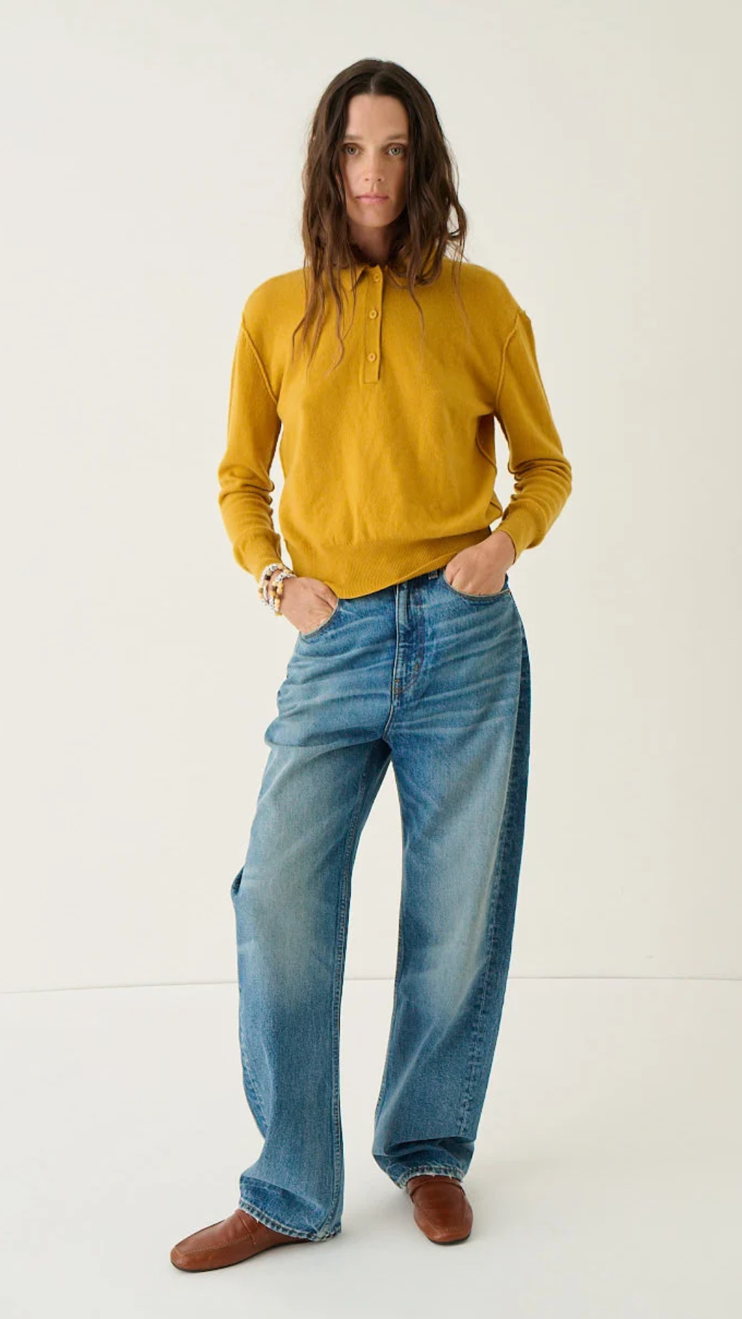 Jamie Haller The Polo Top in Amber