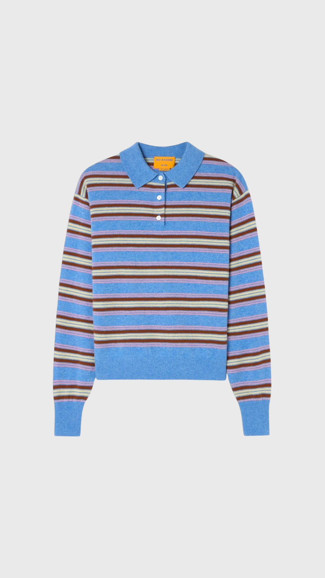 Guest In Residence Collegiate Stripe Polo