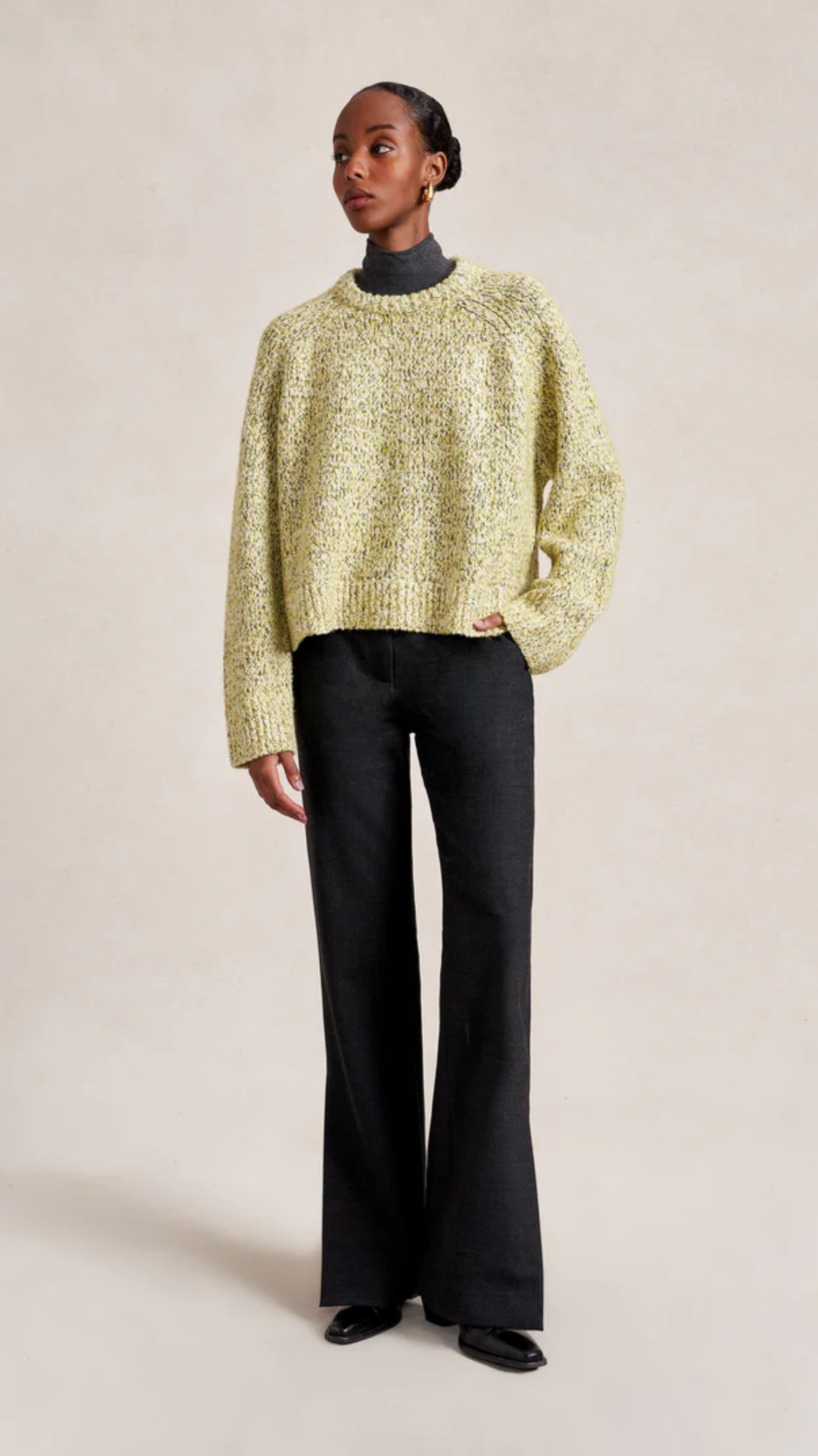 La Ligne Ezra Sweater in Marled Sunshine