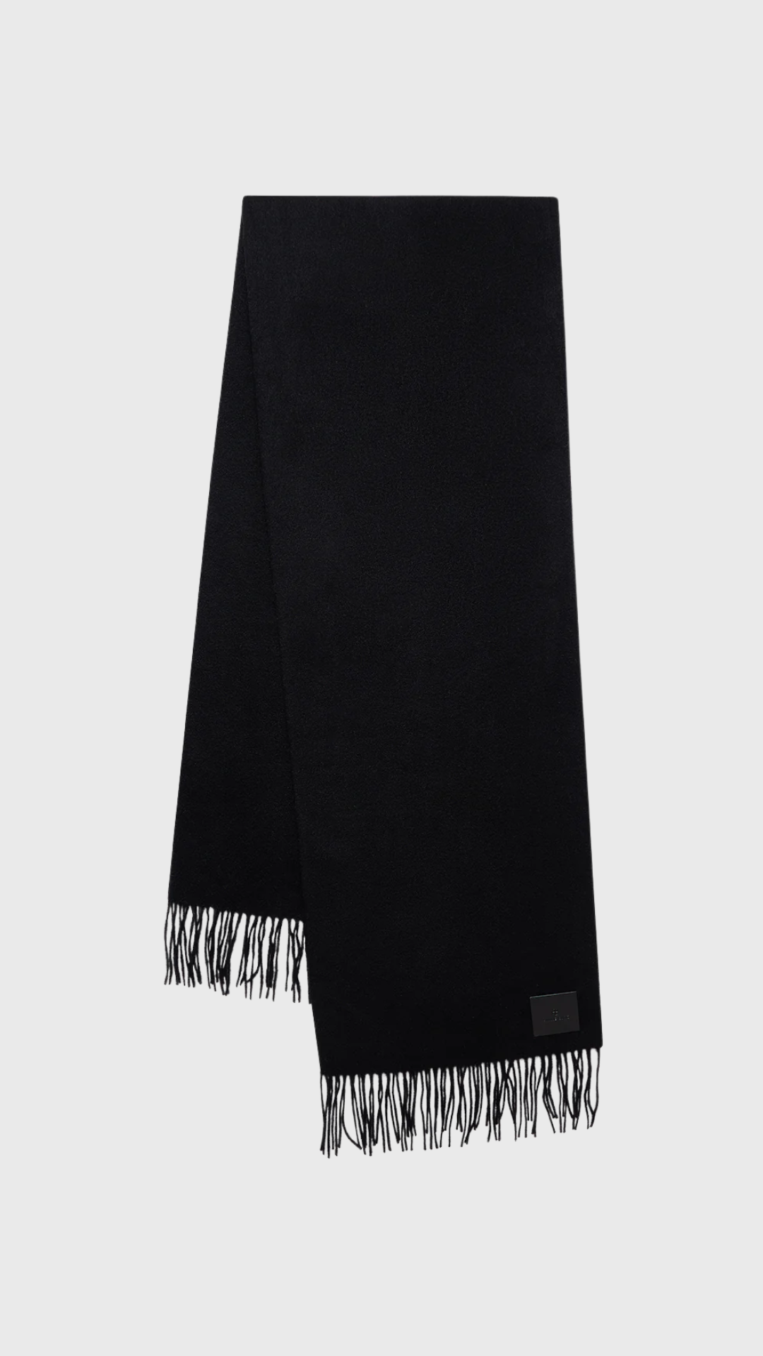 Anine Bing Augustina Wool Scarf in Black
