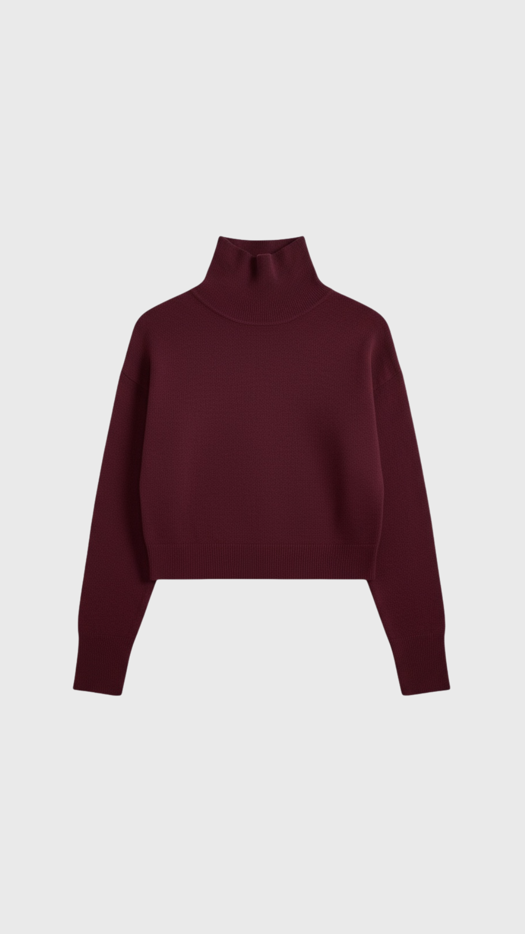Sablyn Sable Turtleneck Sweater in Bordeaux