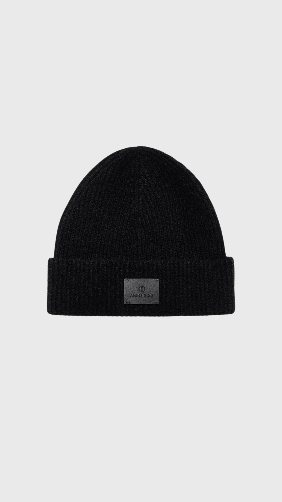 Anine Bing Carley Beanie in Black