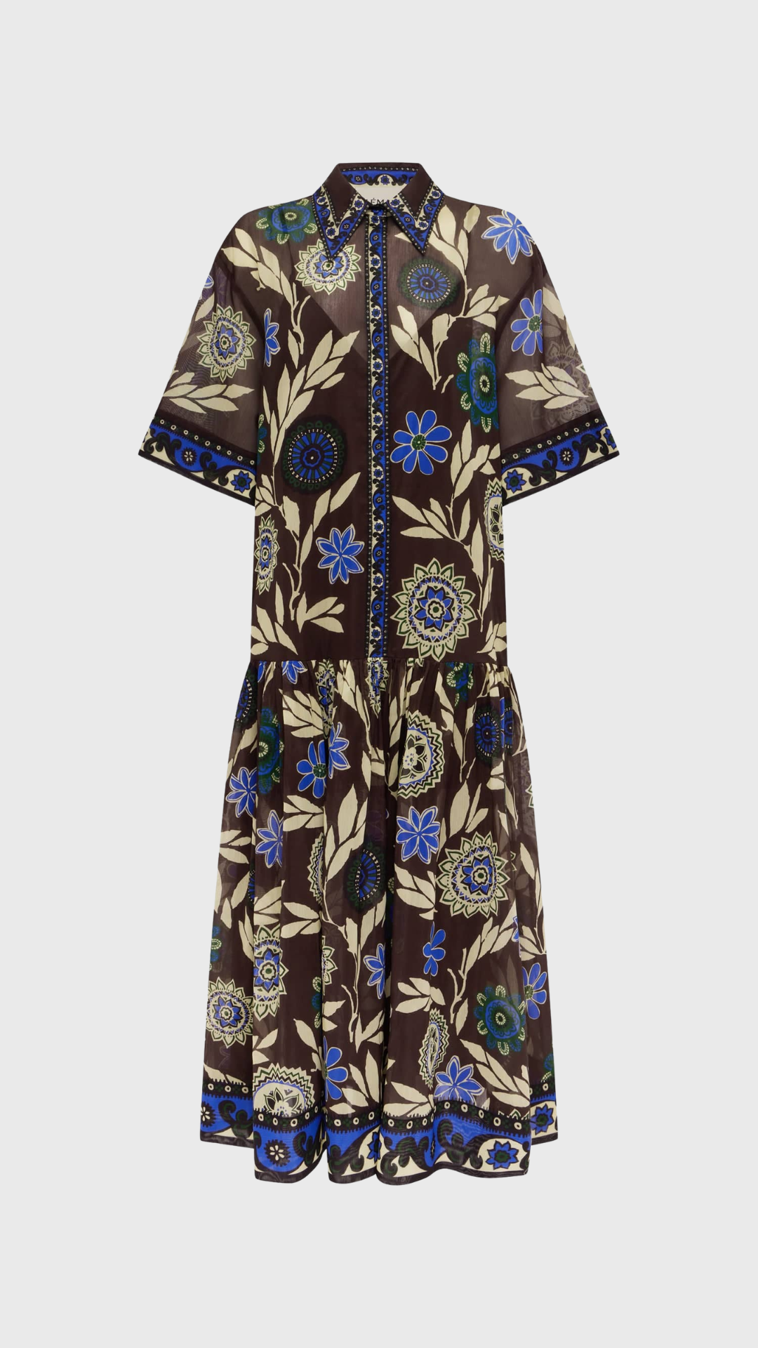 Alemais Jasper Shirtdress in Chocolate