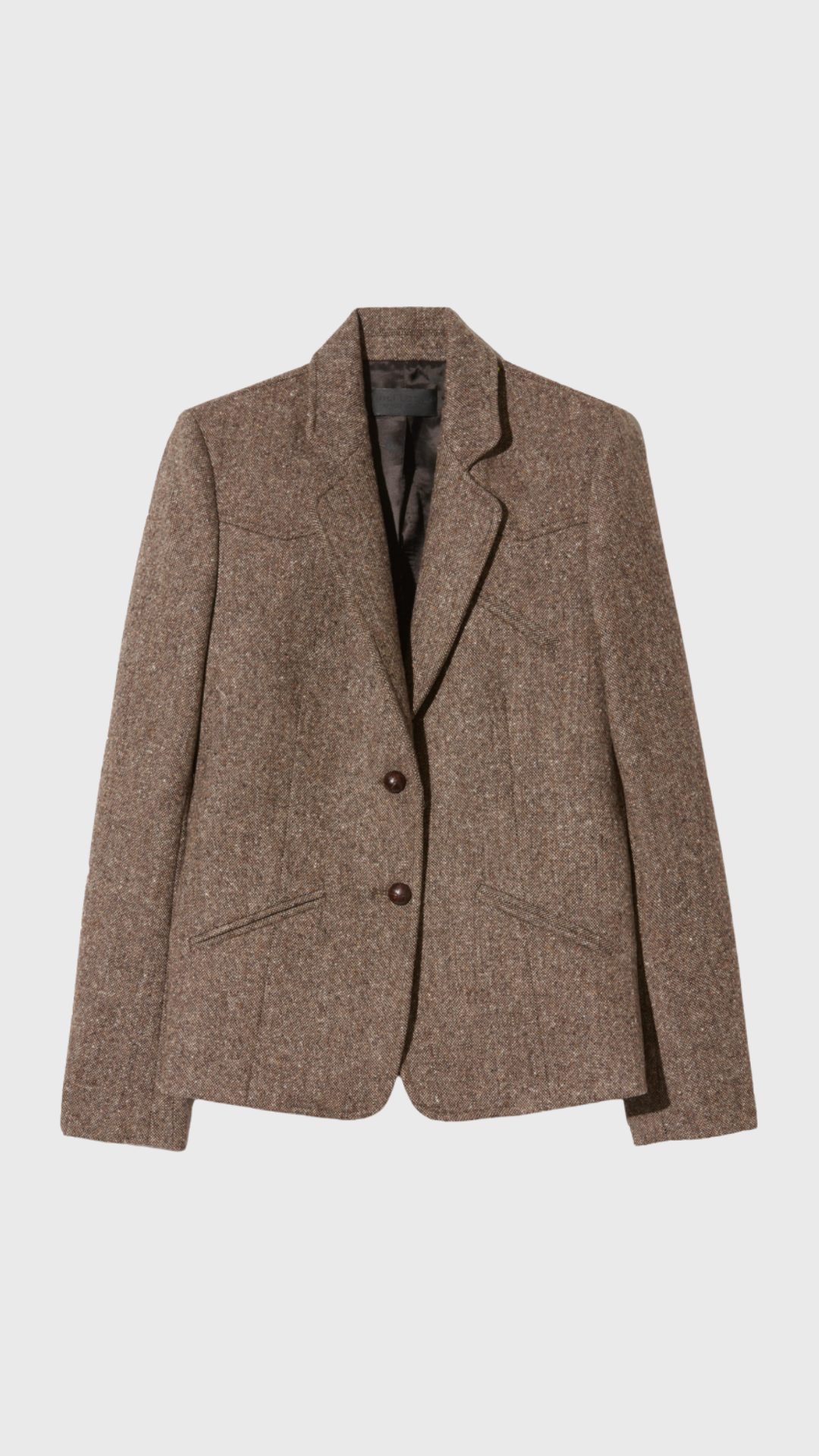 Nili Lotan Lyon Jacket in Brown Donegal