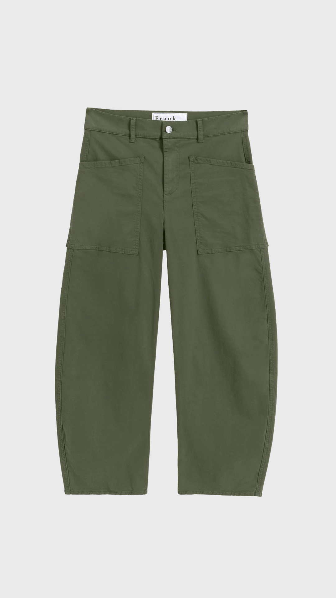 Frank & Eileen Bray Everyday Barrel Pant in Army