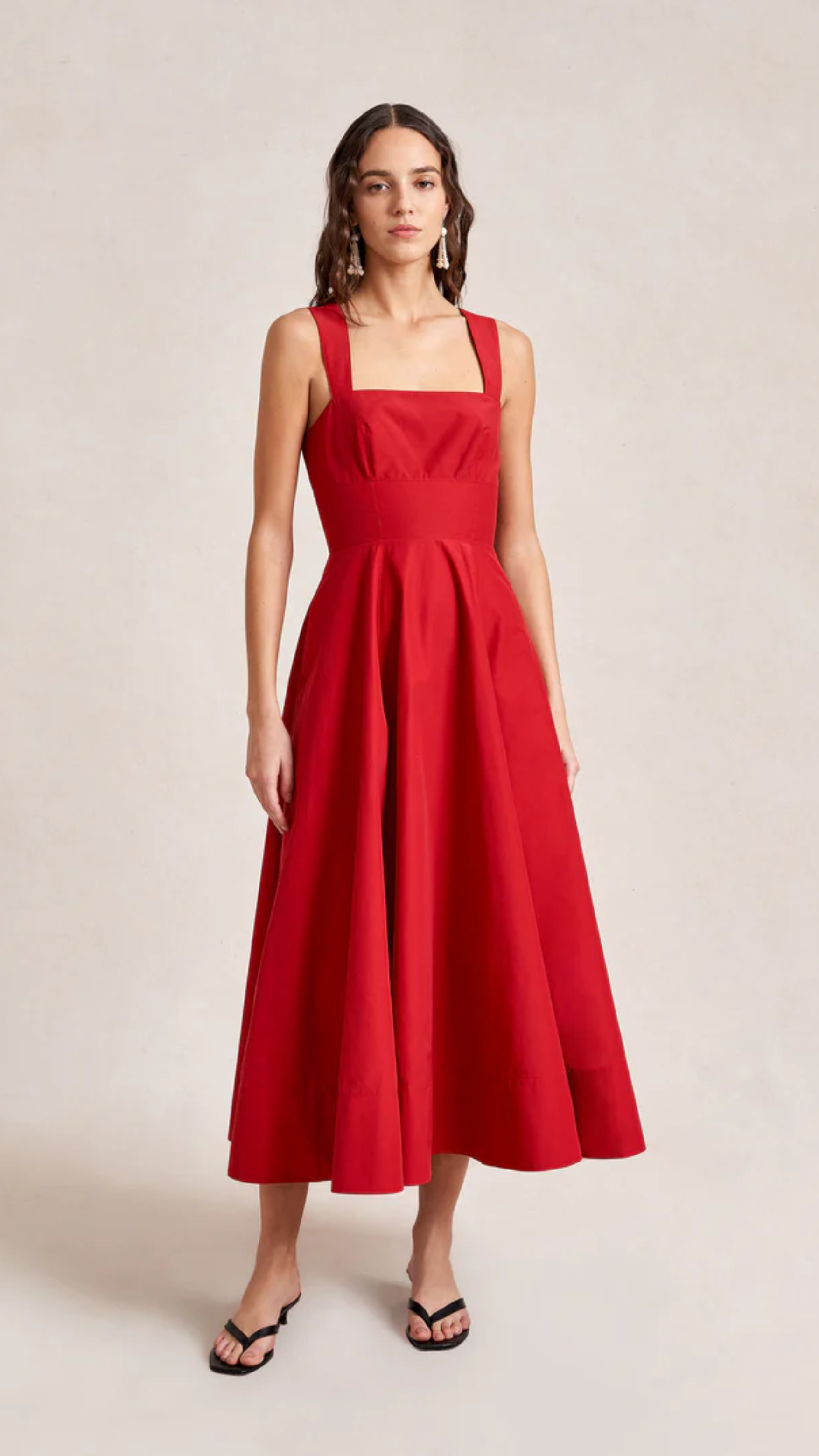 La Ligne Myrtle Dress in Lipstick