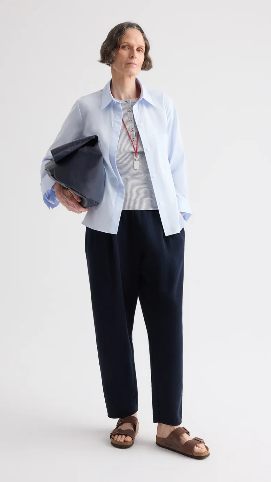TWP Pleated Sweatpant in Midnight