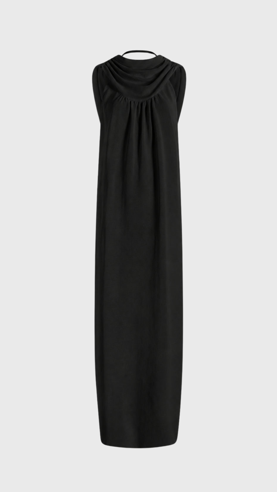 Kallmeyer Priya Cowl Neck Gown in Black