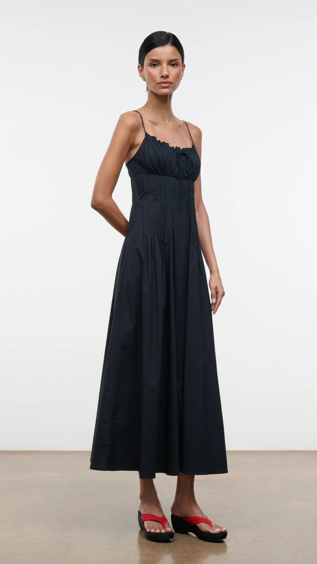 Staud Margi Dress in Black