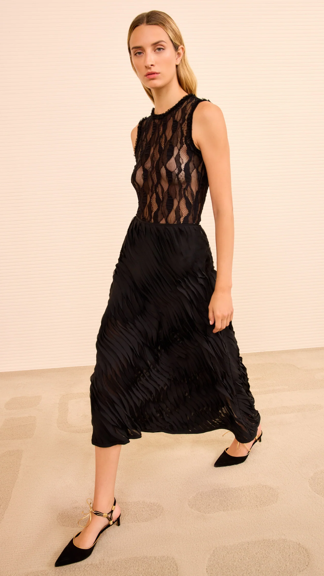 Ulla Johnson Amiko Midi Skirt in Noir