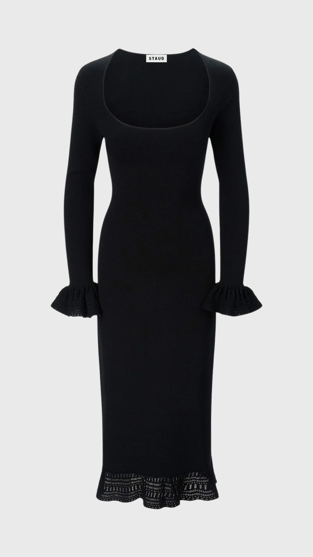 Staud Shelley Dress in Black