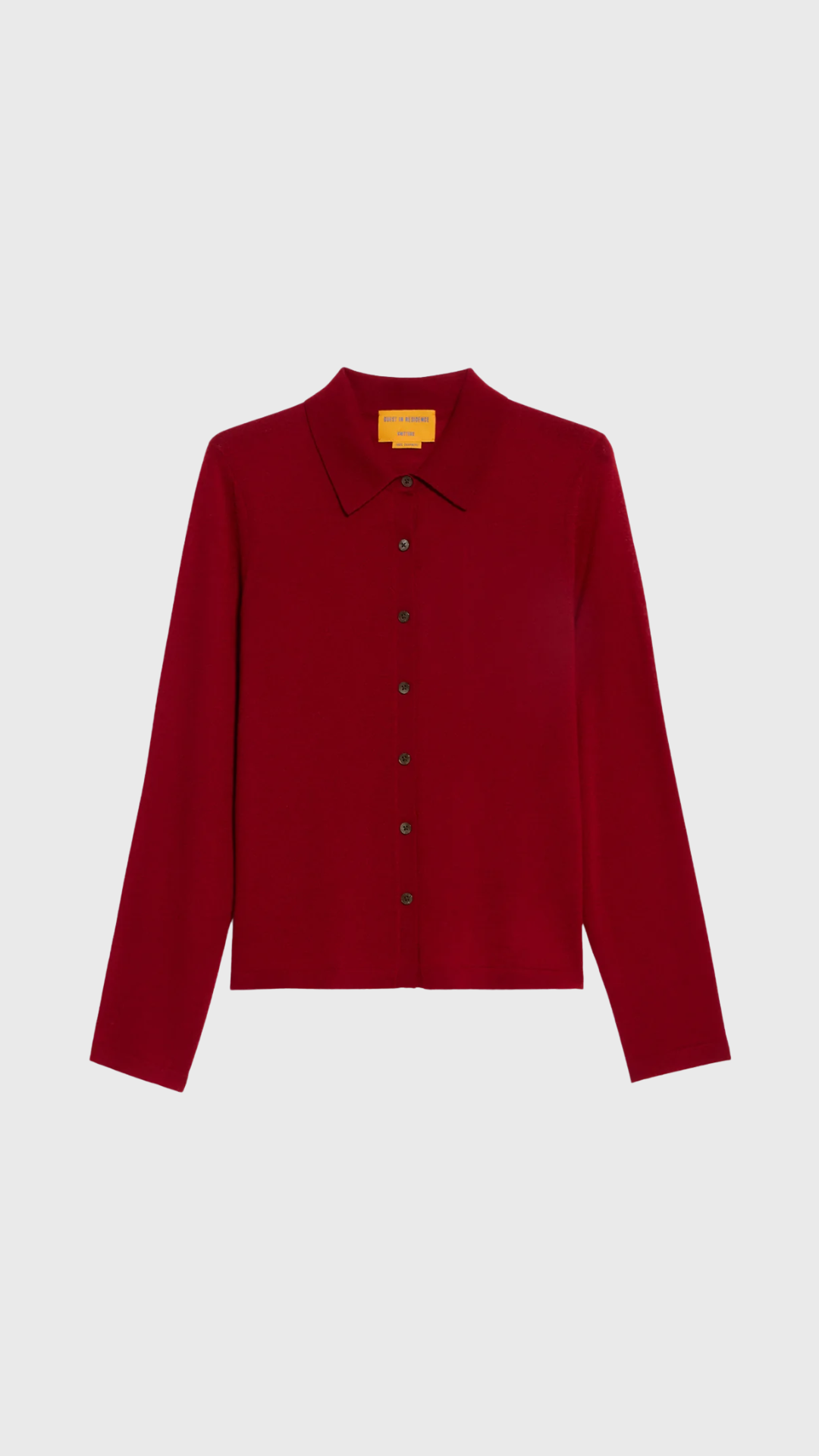 Guest in Residence Elle Shirt in Ruby