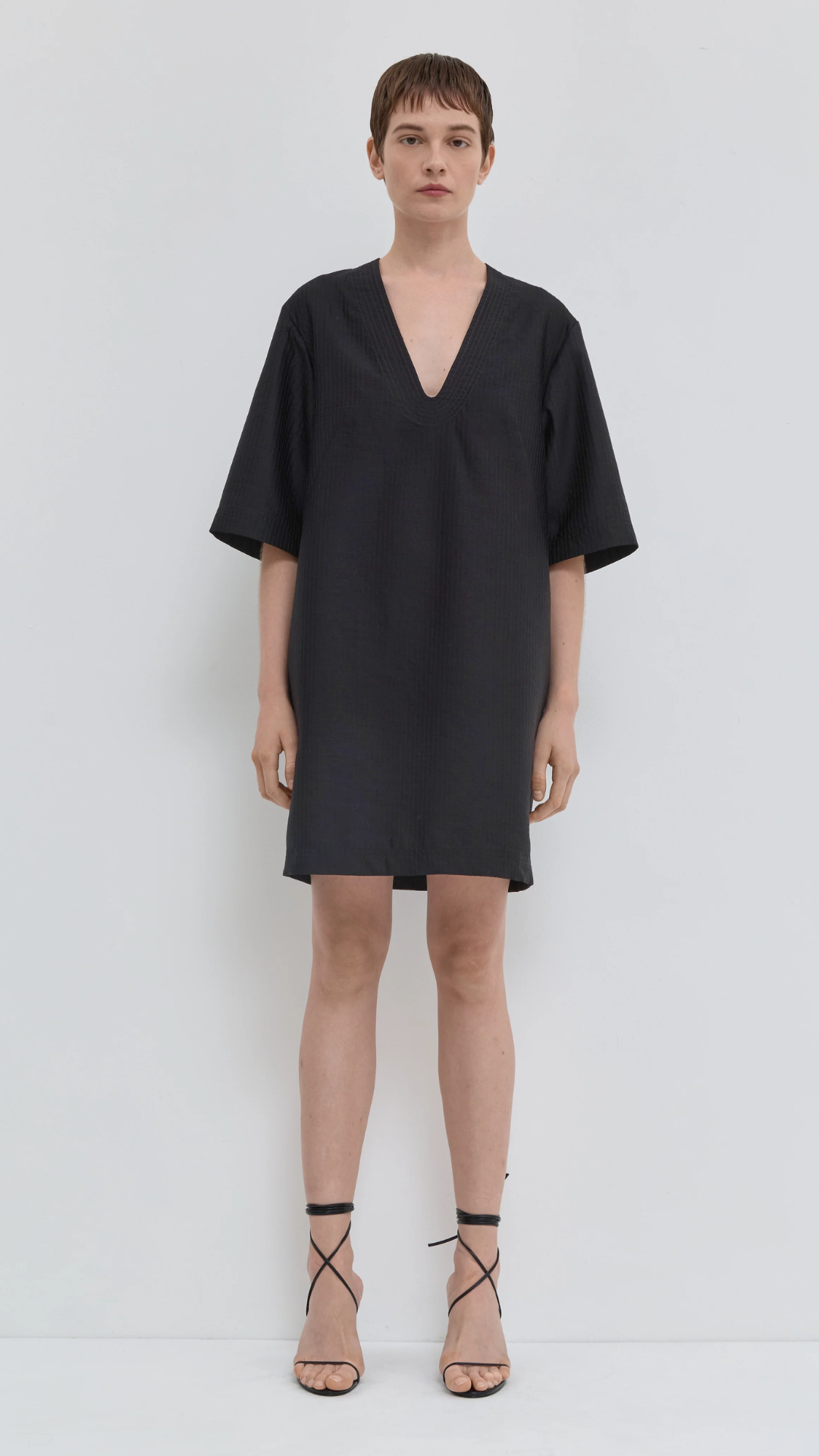 Christian Wijnants Dawis Mini Dress in Black