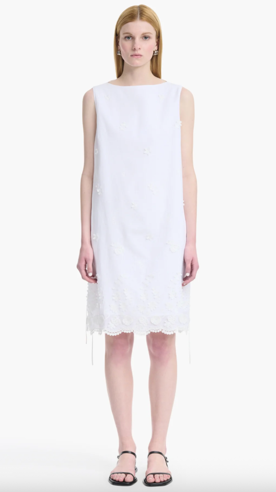 Altuzarra Frida Dress in Optic White