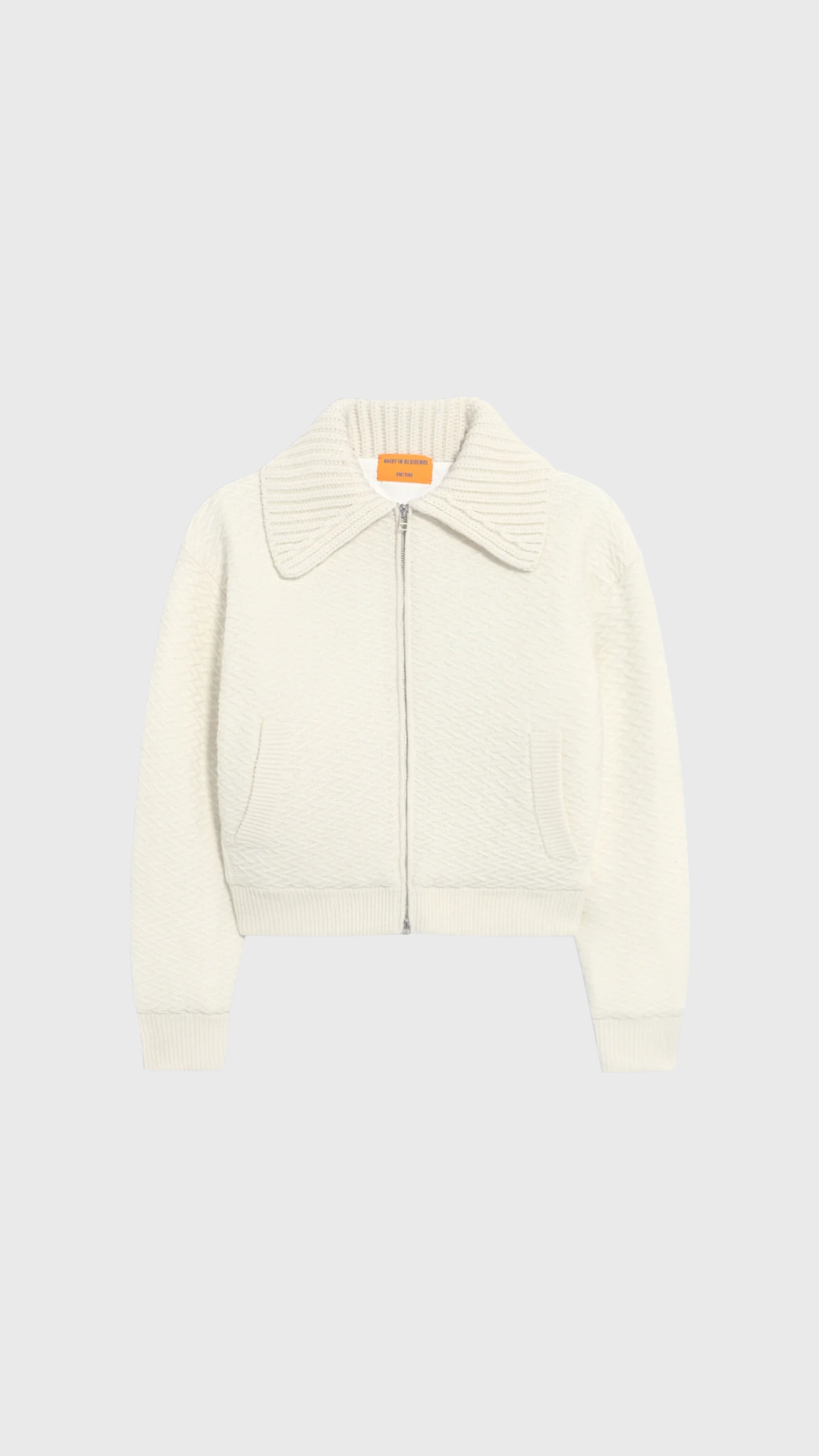 Guest in Residence Cross Country Bomber in Cream