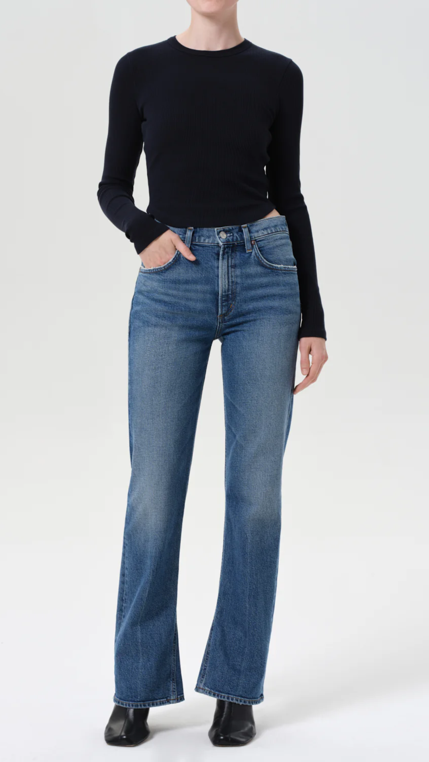 Agolde Kick Boot Jean in Curve