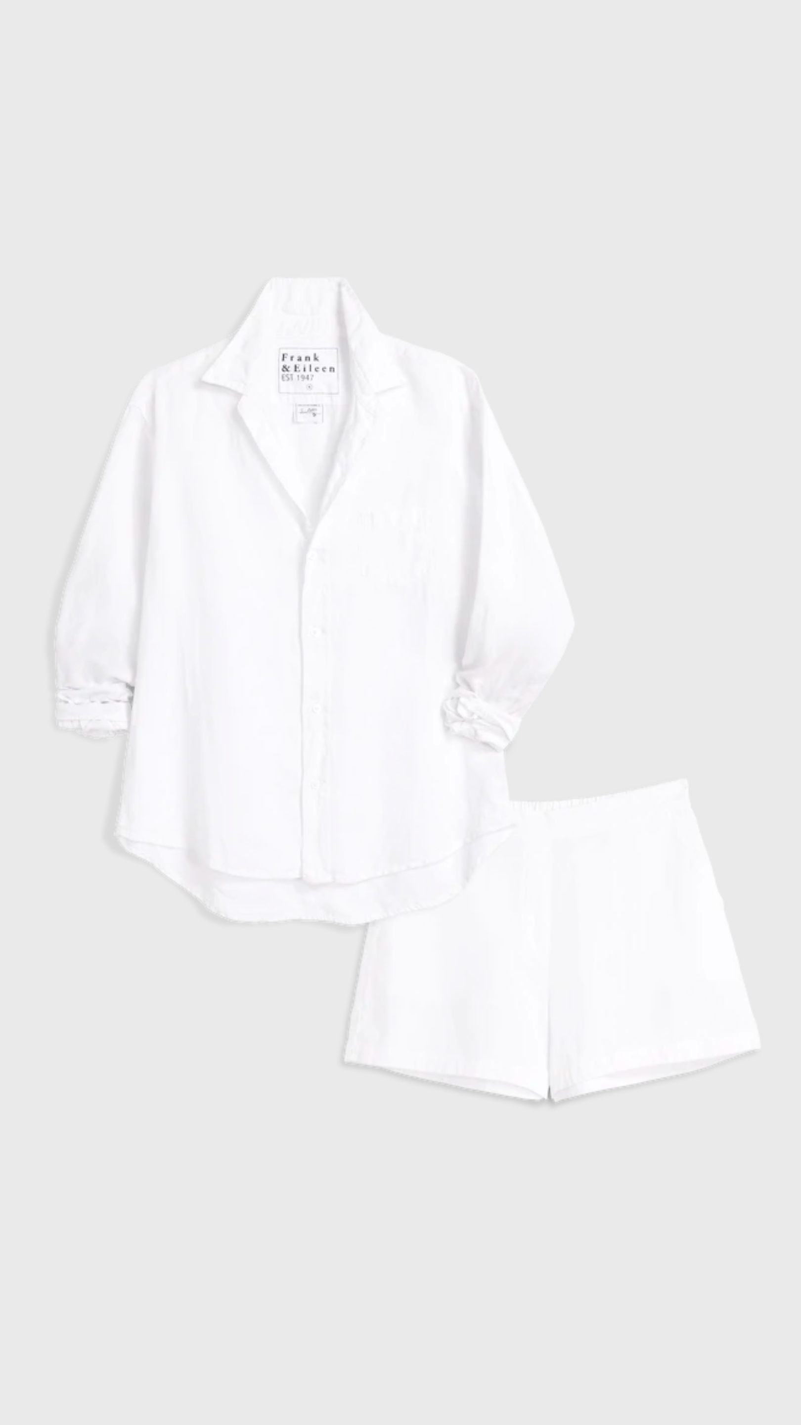 Frank & Eileen Amalfi Getaway Set in White Linen