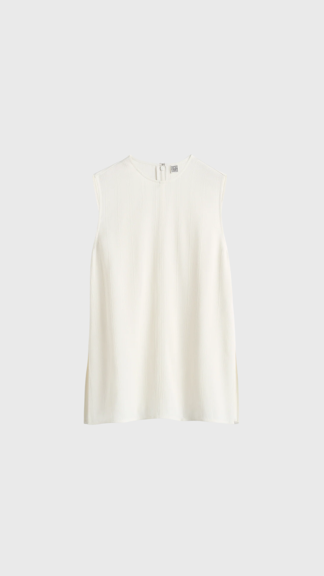 Toteme Woven Stripe Top in Meringue