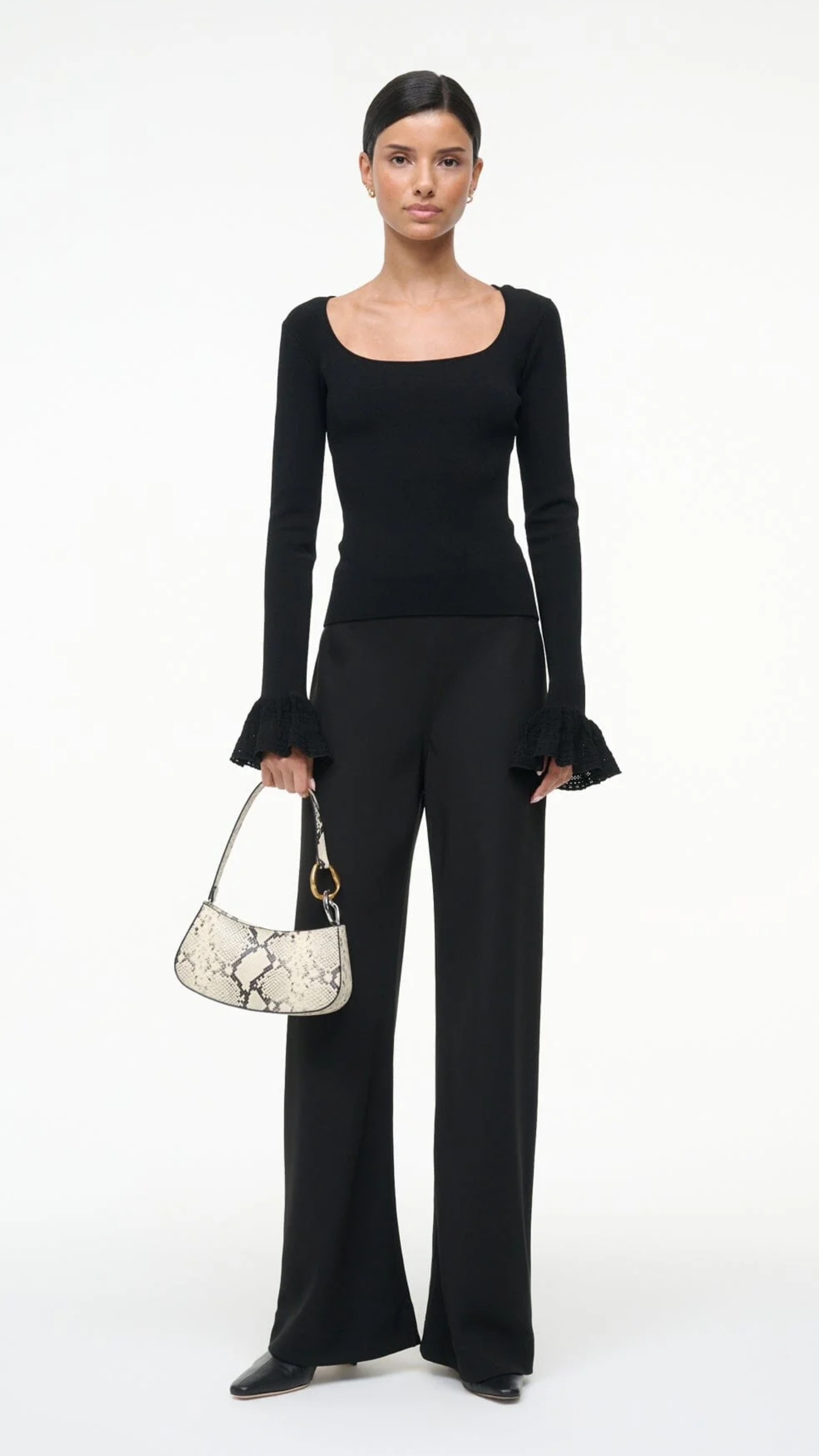 Staud Shelley Top in Black