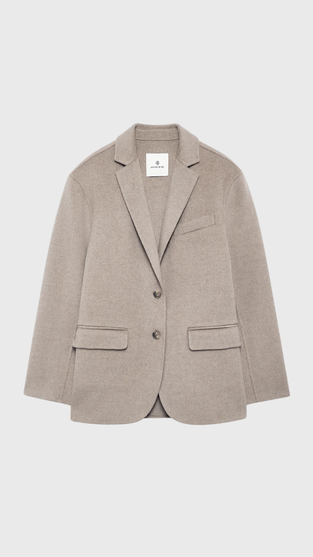 Anine Bing Quinn Blazer in Beige