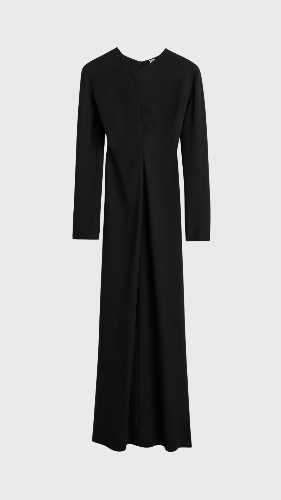 Toteme Long Sleeve Slouch Waist Dress in Black