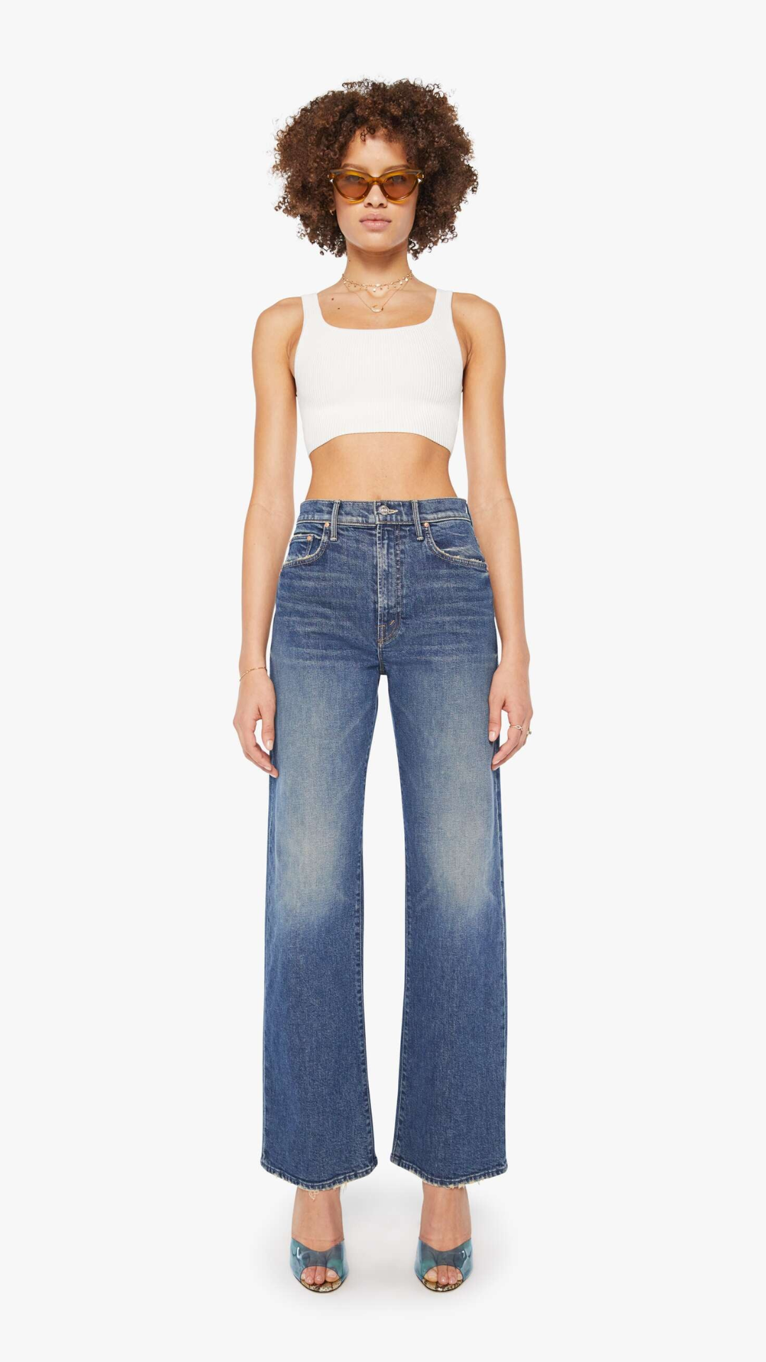 Mother The Lasso Sneak Jean in Punk Nouveau