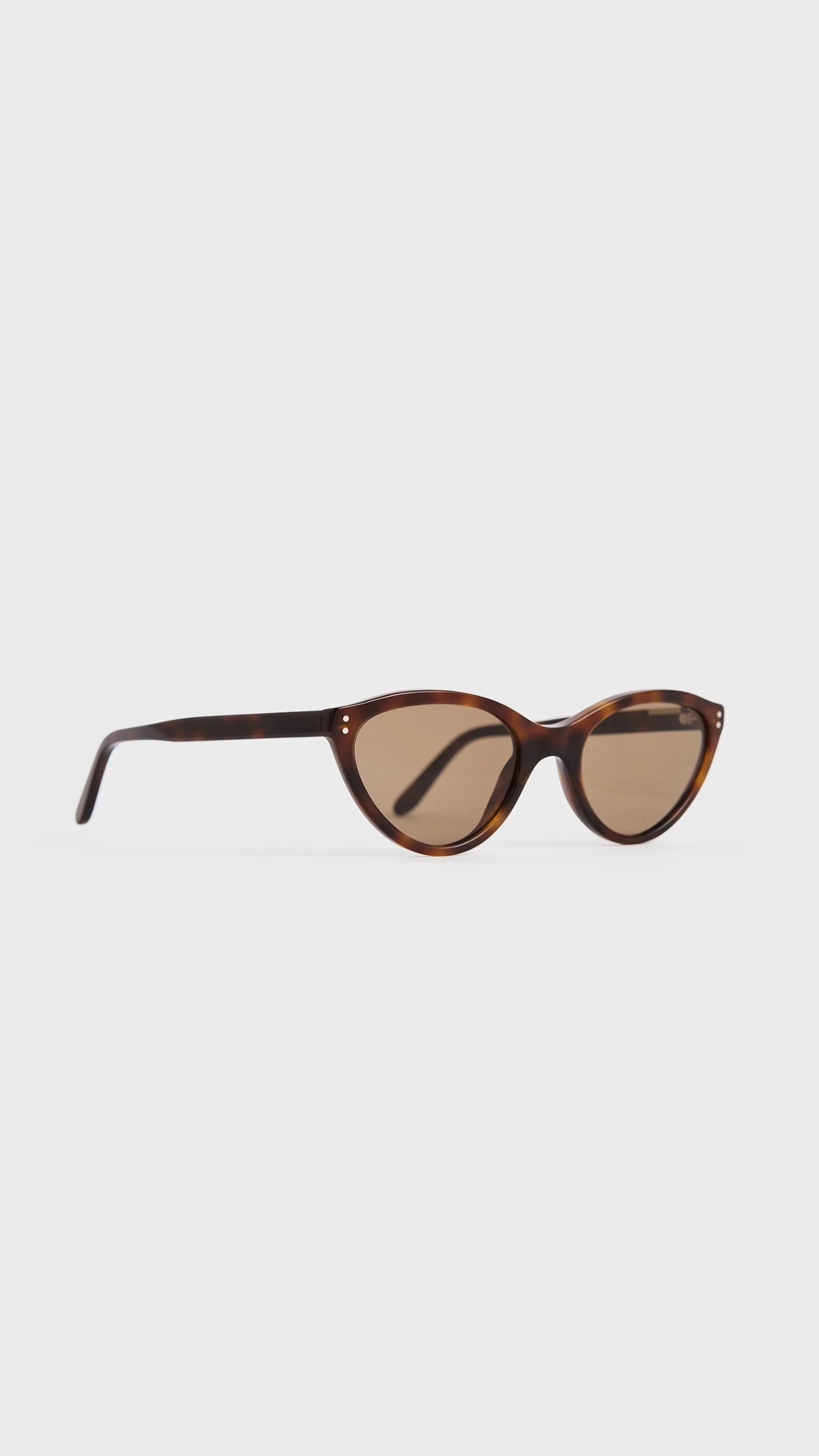 Toteme Cateye Sunglasses in Dark Havana