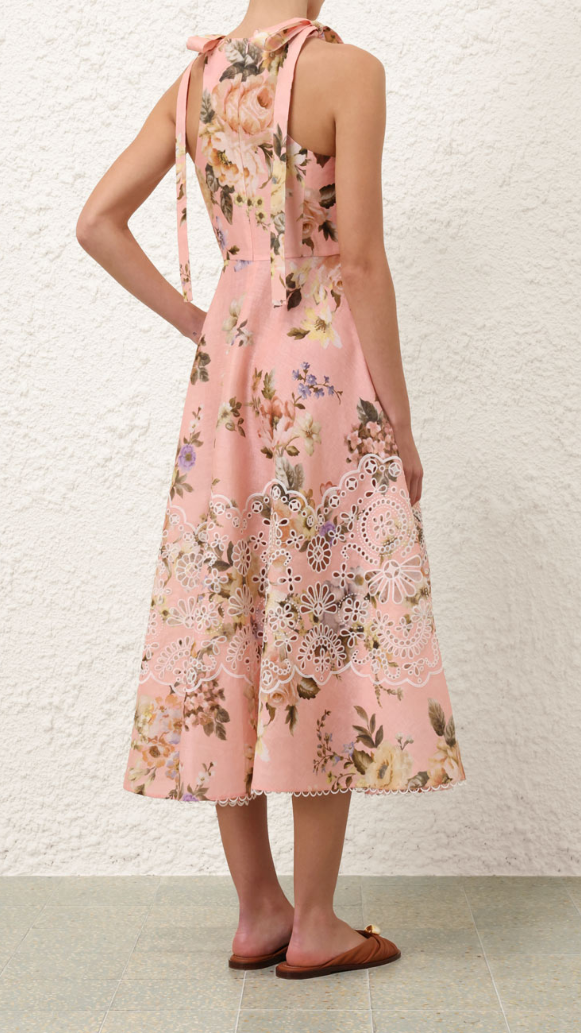 Zimmermann Acacia Broderie Midi Dress