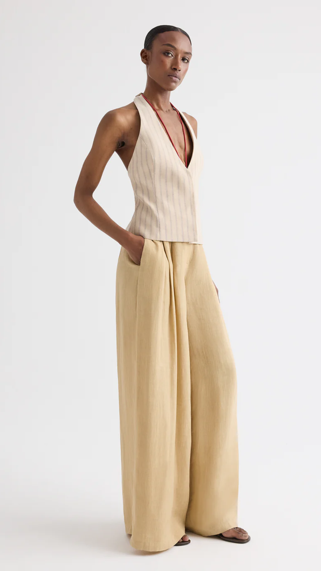 TWP Drew Pant in Candied Ginger