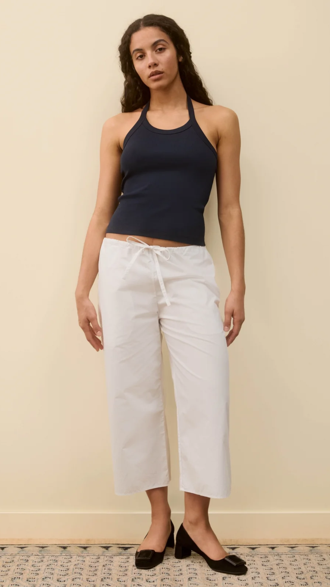 Flore Flore Angie Tank in Navy