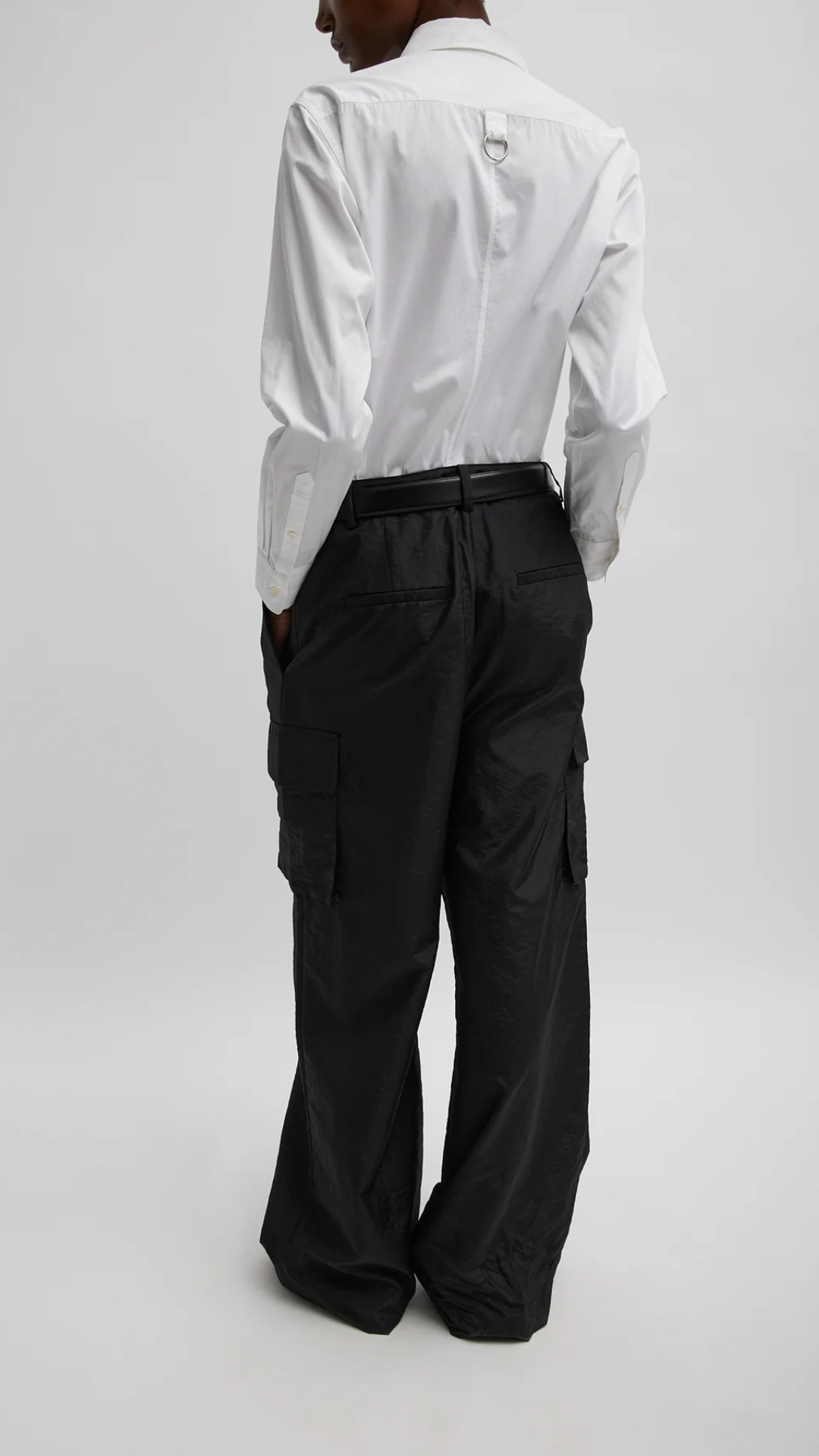 Tibi Crispy Nylon Stella Cargo Pant