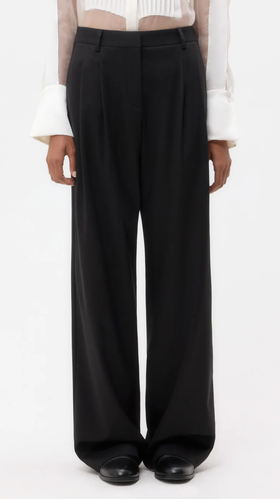 TWP Sulli With Tux Pant in Black