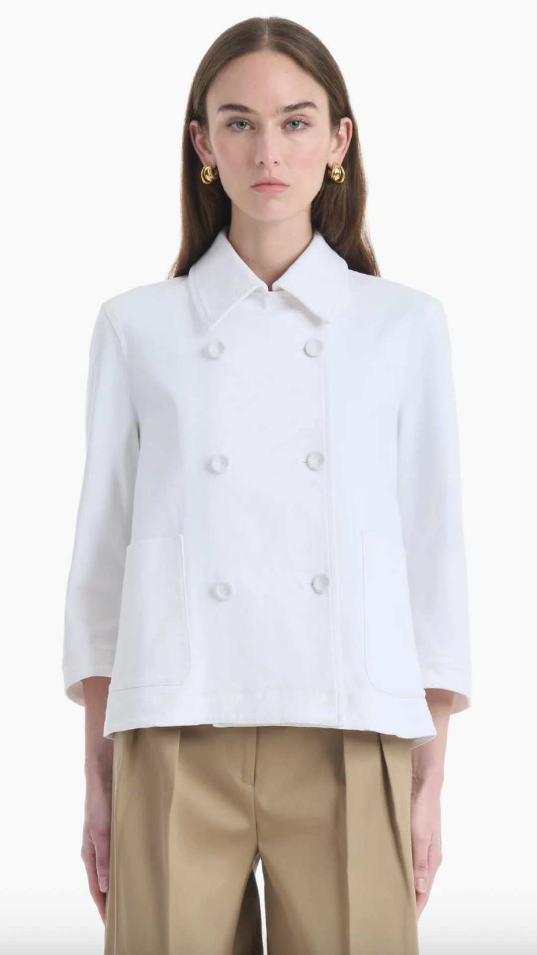 Altuzarra Hayden Jacket in Optic White