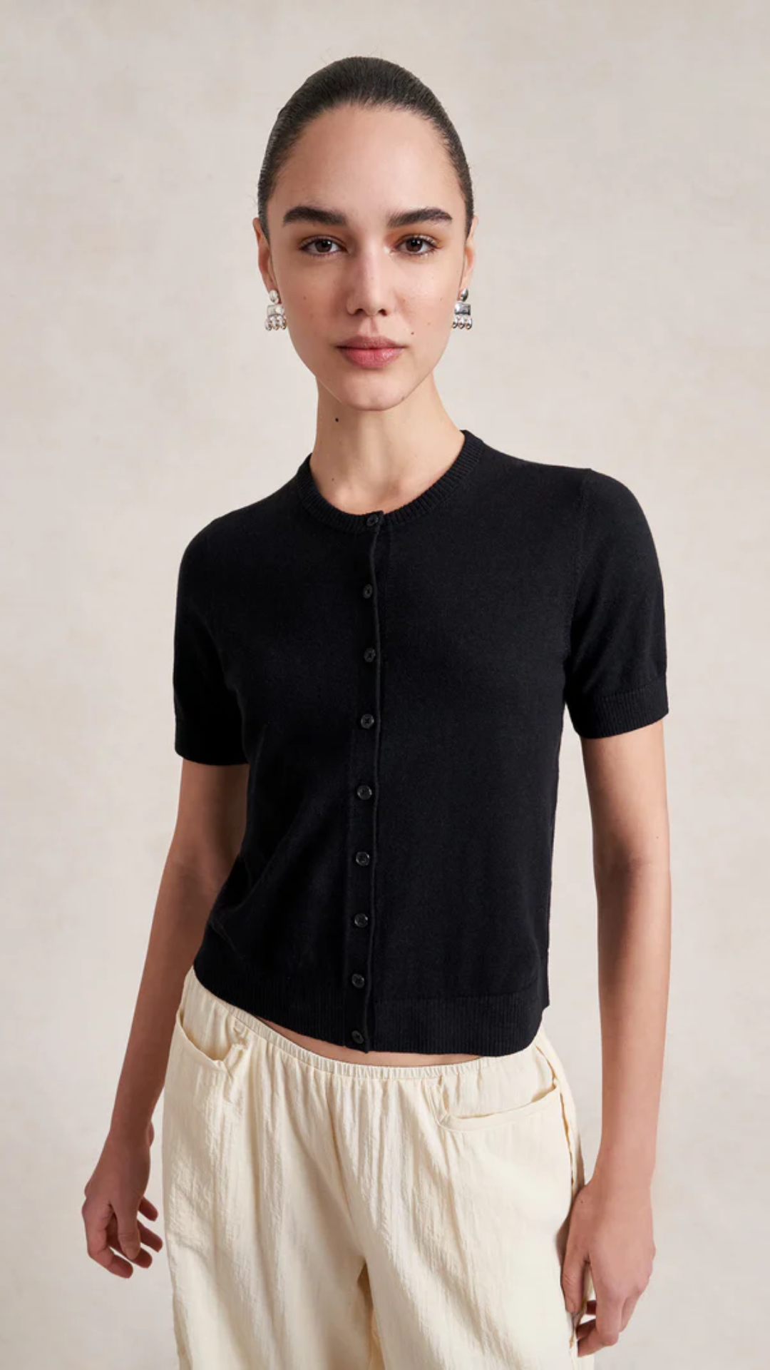 La Ligne Alex Cardigan in Black