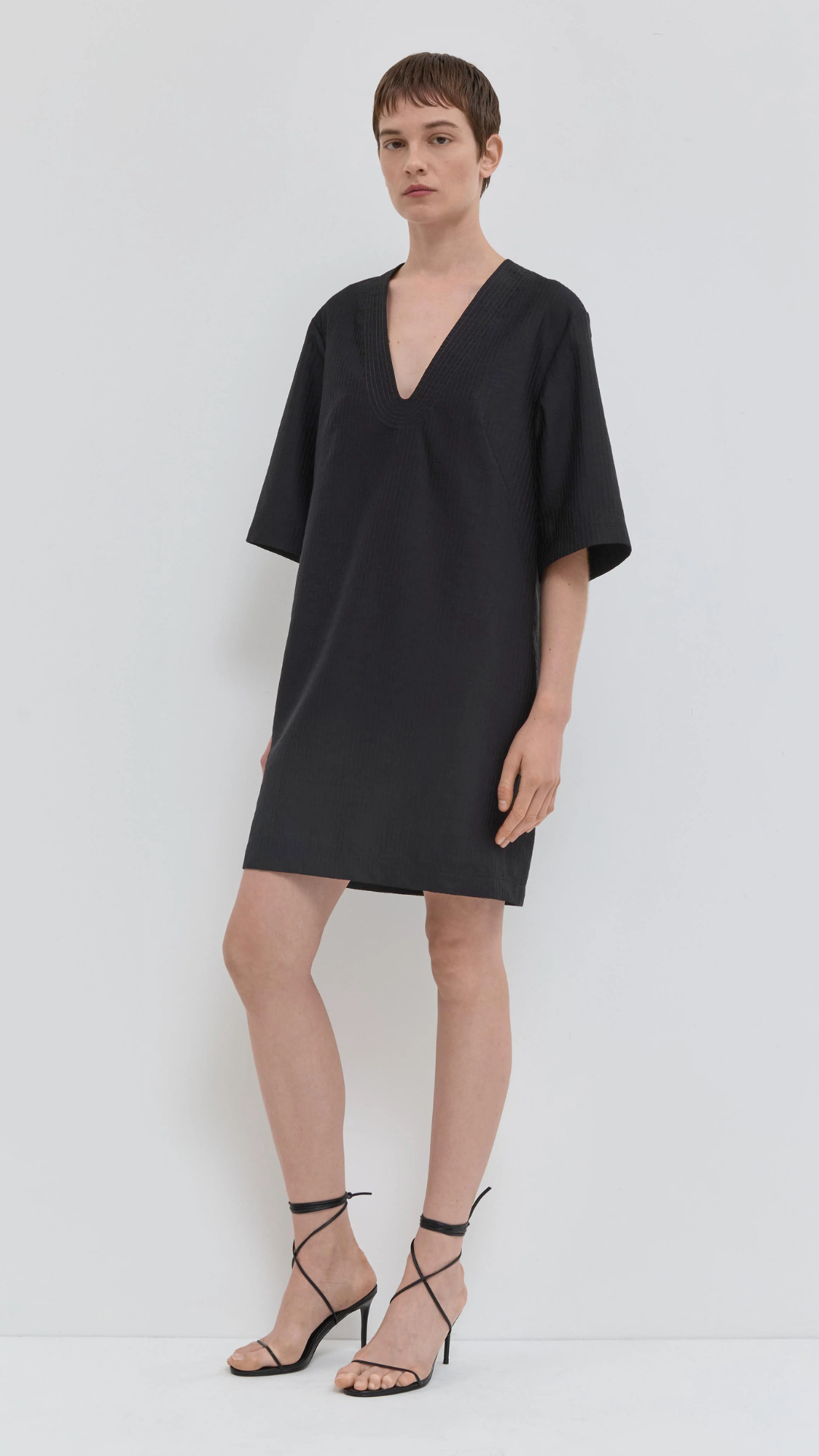 Christian Wijnants Dawis Mini Dress in Black