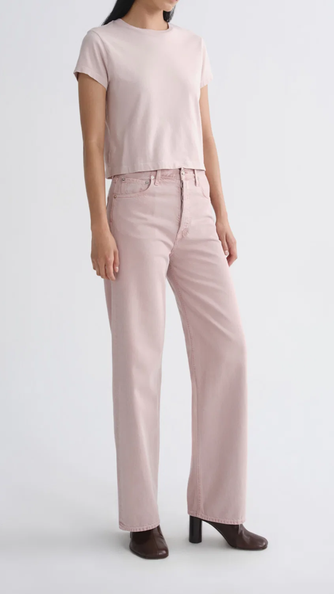 Agolde Ren 32" Flyweight Jean in Wallflower