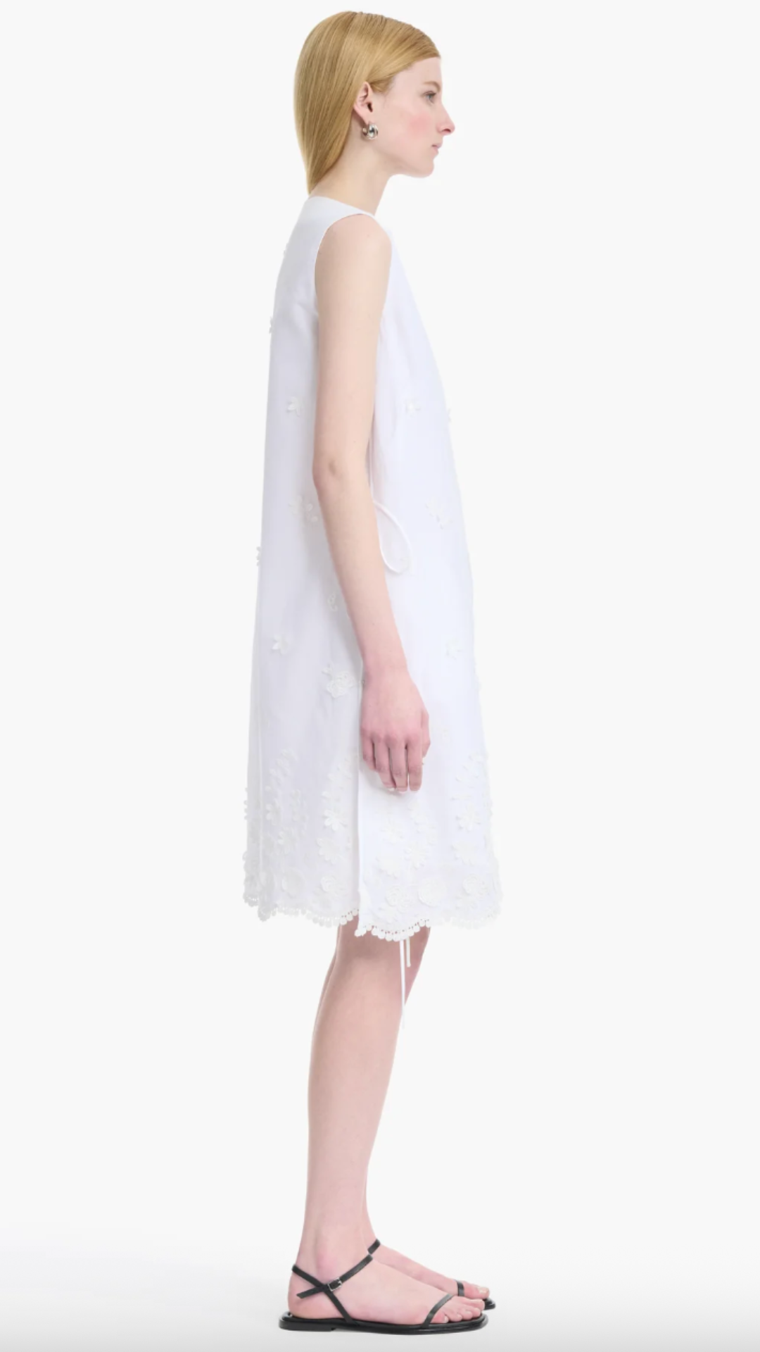 Altuzarra Frida Dress in Optic White